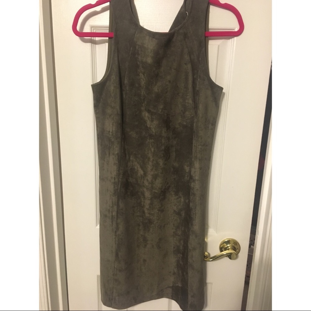 NWT Suede shift dress